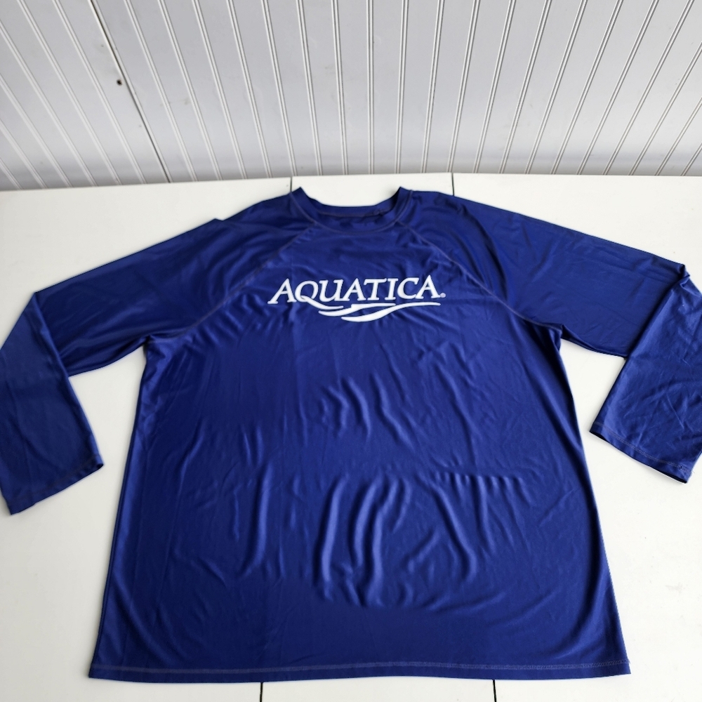 Aquatica Sea world Park Surfing T Shirt Quick Dry Shirt Long Sleeve Rush XXL